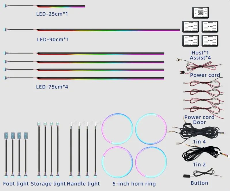 YODHA 22PC Ambient Lightning Kit